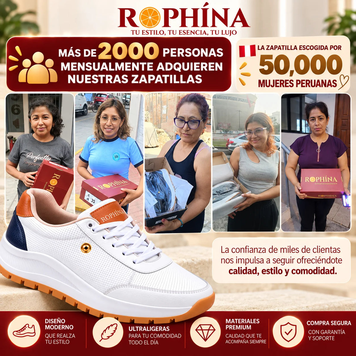 ZAPATILLAS CLÁSICAS ROPHÍNA